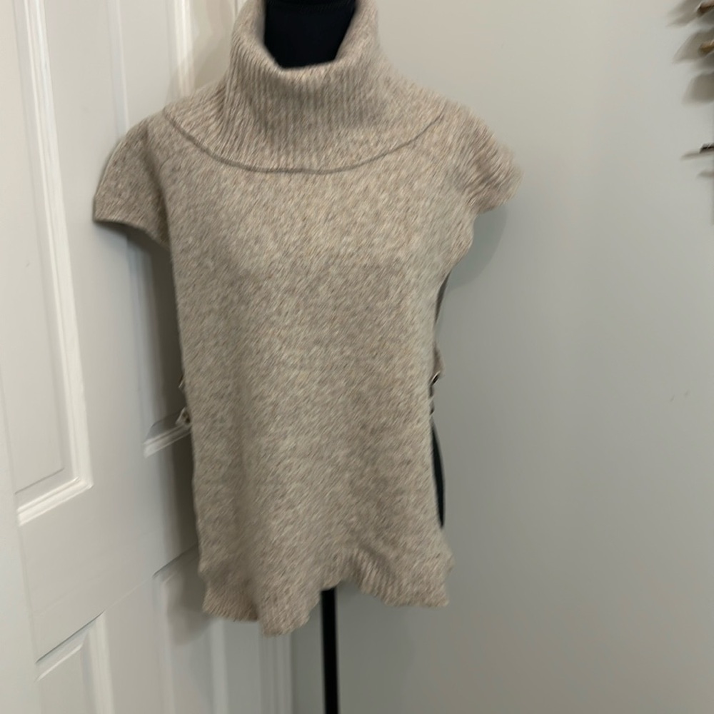 Pendleton cowl neck vest vintage M excellent kahaki marked